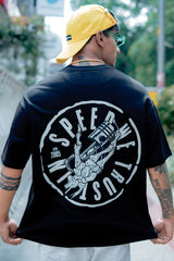 In Speed We Trust – Piston Grip Graphic Tee
